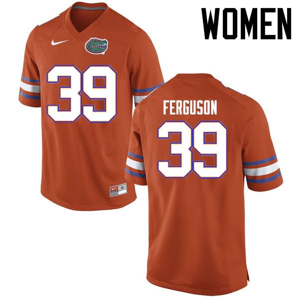 NCAA Florida Gators Ryan Ferguson Women's #39 Nike Orange Stitched Authentic College Football Jersey WKQ6664VR